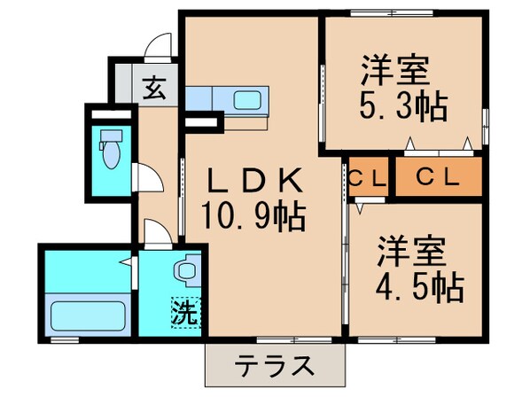 フォーレストＫＯＨＡＲＵの物件間取画像